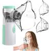 FONCBIEN Aerosol Portatile Silenzioso, Macchina Aerosol per Adulti e Bambini Apparecchio per Aerosol con 2 Maschere Aerosol Silenzioso per Viaggi e Uso Domestico