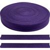 Aerzetix - C70267 - Rotolo di sbieco Elastico 18 m - Larghezza 20mm - Colore lillà - in Poliestere e Elastan - Sartoria merceria Cucito Abbigliamento Tessuto Artigianale