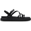 Clarks Aristella Rose, Sandali Donna, Black Leather, 41 EU