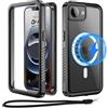 Beeasy Cover per iPhone 17E / 16E Impermeabile IP68 con MagSafe, 360 Militare Antiurto Indistruttibile Resistente Doppia Protezione Custodia, Ermetica Antipolvere Subacquea Waterproof Case, 6.1