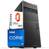 Betazon PC Fisso Desktop NUOVO - Cpu intel core i7-6700 - 32GB RAM DDR4 - 1TB SSD - Windows 11 Pro - WiFi - Office 365 - Pronto All'Uso - USB 3.0 - PC Professionale per Ufficio, Casa, Scuola