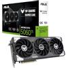 ASUS TUF Gaming NVIDIA GeForce RTX 5060 Ti OC Edition, Scheda Grafica Gaming da 16 GB GDDR7, 128 Bit, PCIe 5.0, 1 HDMI 2.1, 3 DisplayPort 2.1, Software GPU Tweak III, Nero, TUF-RTX5060TI-O16G-GAMING