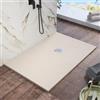Parama Piatto Doccia 80x120 cm Marmoresina Avorio Effetto Pietra Ultraslim Antiscivolo