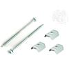 Generico Kit fissaggio lamiere lastre grecate - VITI + RONDELLE + CAPPELLOTTI (Conf. 50 pz - Viti autoperforanti da 80 + Cappellotti BG + Rondelle)