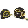 STANLEY 0-30-657 Flessometro Tylon, 8 m x 25 mm & 1-30-687 Flessometro Tylon, 3 m x 12.7 mm
