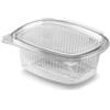 ecodrinks - Set 50 Contenitori per Alimenti Ermetici - Vaschette Impilabili per Pasta, Frutta e Verdura - Adatti a Frigo e Freezer con Coperchio Salvafreschezza (500 ml)