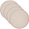 uyeoco Set di 4/6/2 Cuscini Rotondi per Sedie Cucina con Lacci,Diametro 30cm/33cm/35cm/40cm/45cm per Sedie da Pranzo,Esterno, Giardino, Cucina, Ufficio, Soggiorno(#1,4PCS_35CM)