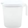 MeevrgR Caraffa in plastica da 8 litri dal design sottile con coperchio adatta per varie bevande a casa