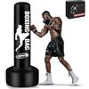 YORWHIN Sacco da Boxe Adulti da 180 cm, Sacco da Boxe da terra Autoportante Sacco Gonfiabile per Allenamento MMA Muay Thai Fitness