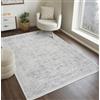 Livabliss VICKY Tradizionale Vintage Rectangle Tappeto | Ardesia chiara, Crema, Grigio | 160x215cm | Soggiorno e Camera da Letto | Tessuto a Macchina Polipropilene