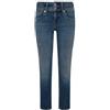 Pepe Jeans Slim Jeans LW Pl204729, Blu (Denim-hv4), 24 W/34 L Donna