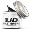 Immortal Nyc Black Hair Styling wax 100 ml - crema nera colorante ideale per la copertura dei capelli bianchi o brizzolati - cera nera