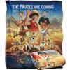 One Piece Straw Hat Crew Coperta super morbida al tatto setoso - 152 x 127 cm