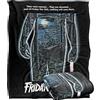 LOGOVISION VENERDÌ 13 Coperta super morbida al tatto con logo Friday the 13th, 152 x 127 cm