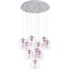 EGLO Ariscani 2 - lampada a sospensione, 10 luci con effetto