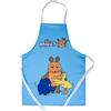 Dr. Oetker Grembiule da cucina per bambini, motivo: topo, elefante e anatra, design colorato, 60 x 45 cm