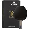 STIGA Pro Carbon Plus Cybershape Truls Edition Racchetta da Ping-Pong 5 stelle, Punto dolce esteso, Tecnologia Touch Carbon Technology, Gomma STAR5 Approvata da ITTF - Per Gioco Aggressivo