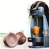 CHEFZOCO Capsula di caffè ricaricabile per Dolce Gusto Capsule di caffè riutilizzabile Capsule di caffè ricaricabile, filtri di caffè ricaricabile, capacità 8 grammi di caffè macinato, plastica, 1