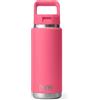 YETI Rambler C Bottiglia con Cannuccia, Bottiglia in Acciaio Inossidabile Isolata Sottovuoto con Tappo Cannuccia a Prova di Perdite, Rosa Tropicale, 26 oz (769 ml)