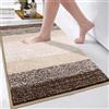 Enyhom Tappeti Bagno Antiscivolo 45 x 65 cm, Super Morbido Tappeto da Bagno in microfibra Assorbente Lavabile in Lavatrice, Moderni Tappetino Bagno di Lusso Tappeto per Bagno, Ingresso Doccia