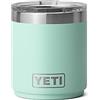 YETI Rambler, Vacuum Insulated Stainless Steel Stackable Lowball 2.0 with MagSlider Lid, Seafoam, 10 oz (296 ml)