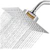 Markcco Soffione doccia filtrato, 20 cm, soffione doccia di lusso, ammorbidisce l'acqua dura, migliora la condizione della pelle e dei capelli, design integrato con filtro per doccia, cromato