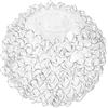 VICASKY Sfera di vetro G9 paralume a sfera filo Wofi vetro di ricambio lampada a sfera di vetro di ricambio per lampada a sospensione a forma di cuore, paralume in vetro di ricambio per lampada da