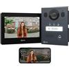 GOLIATH® Videocitofono 2 Fili [SCHERMO DA 7 POLLICI] - Video citofono con telecamere esterne - Kit Videocitofono con Apriporta - Videocitofoni monofamiliare - Antivandalo e impermeabile - Da incasso