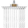 Markcco Soffione doccia filtrata, 25 cm, lussuoso soffione doccia a pioggia, rende l'acqua dura morbida e resistente che migliora la condizione della pelle e dei capelli, design integrato del filtro per