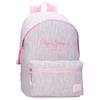 Pepe Jeans Miri Zaino scuola adattabile a carrello rosa 31 x 44 x 17,5 cm Poliestere 22,79 L by Joumma Bags, Rosa, Zaino scuola adattabile a carrello