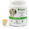 4-BEINER ANIMAL HEALTH 4-BEINER BEAUTY-DOG - splendido pelo, vitamine per cani con omega 3, MSM, vitamina B complessa vitamina C, biotina, cardo mariano, olio di cumino nero e zinco, iodio, selenio, 80g di polvere