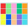 TownStix 500 Pezzi, 50 x 50 mm - Etichette Adesive Colorate, Adesivi Colorati Scuola Libri - 10 Colori