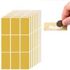 AOEVUIR 135 Pcs Adesivi Gratta e Vinci Dorati 50x25mm Etichette Adesive da Grattare per Regali Biglietti Fai da Te Matrimonio Natale Compleanni