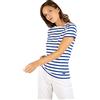 Armor-lux Armor Lux Donna Morgat T-Shirt Not Applicable, Multicolore (Blanc/Etoile Dw5), X-Large (Taglia Unica: 4)