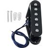 Briny River 50 Mm 5-6 K 2,2 H Tonabnehmer für E-Gitarre Alnico 5 Single Coil-Tonabnehmer Kompatibel mit ST/SQ-Stil E-Gitarren