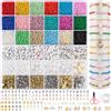 ARTREE 6500+ Perline per Bracciale, perlina Rocaille con Lettere, 18 Colori Kit Perline