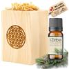Sagl.Tirol Set di legno di pino e cembro con trucioli e olio - prodotti sostenibili in legno di cembro - profumo e decorazione in pino