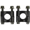 KIMISS Staffe Manubrio, 1 Coppia Morsetto Riser Manubrio Universale 22mm Morsetto Manubrio Monoforo per Moto
