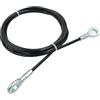 JISADER Cavo per Palestra di casa Cavo di prolunga per Fitness Cavo in Acciaio da 5 mm Premium Sollevamento Polsi Braccia Avambracci Allenamento Fitness, 1.8 Milioni