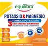 Equilibra Integratori Alimentari, Potassio e Magnesio 3 Formula Potenziata, Integratore Magnesio e Potassio per Reintegro Sali Minerali, Gusto Arancia, Senza Glutine e Senza Lattosio, 14 Bustine