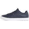 Tommy Hilfiger Uomo Sneakers Court Icon Flag Essential in Pelle, Blu (Desert Sky), 44