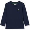 Lacoste Tj1123 t-Shirt Manica Lunga Sport, Marina, Taglia Unica Uomo
