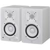 Yamaha HS4 White Coppia Casse Amplificate RCA Jack XLR 52W 2vie T2,5 W12 BassReflex