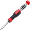 SHARDEN Cacciavite multifunzione 13 in 1, set di cacciaviti multifunzione, regolabile tutto in uno, con testa piatta Torx Security, Phillips, cacciavite esagonale quadrato e 1/4