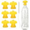 Generico Set Da 6 Tappo Trappola per Insetti Riutilizzabile Ed Universale, Trappola Cimici, Vespe, Mosche, Trappola Vespe Ed Insetti Piccoli Ideale per Piante, Giardini, Terrazzi, Terreni