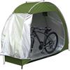 Qcwwy Tenda per Deposito Biciclette, Tenda per Deposito Biciclette Impermeabile in Tessuto Oxford Capannoni per Deposito Biciclette Portatili All'aperto con Tessuto Oxford 210D per (OD