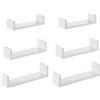 SONGMICS Mensole da Muro, Set da 3, 30/35/40 cm, Portata di 10 kg