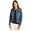 Tommy Jeans Donna Giacca in Jeans Vivianne Chiusura con Bottoni, Blu (Denim Medium), M