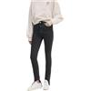 Calvin Klein High Rise Super Skinny, Denim Black, 28W / 34L Donna