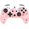 DragonShock - POPTOP COMPACT BT - Controller Bluetooth compatto senza fili Sweet Pink compatibile con Nintendo Switch - Switch Lite - Switch OLED